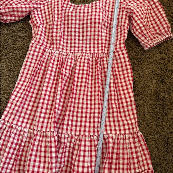Loft Red Gingham Dress - Picture 6 of 10
